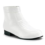 Funtasma by Pleaser Men's Halloween Pimp-50,White,M (US Men's 10-11 M)