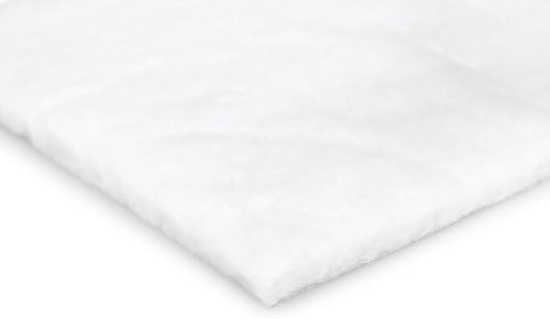 Durable Polyester Quilt Batting – Fluffy and Warm – Thick and Lightweight - 60 inches Wide - Machine Washable - For Indoor and Outdoor Use - Large Variety of Yard Cut Sizes (6 yards)