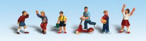 Woodland Scenics HO Scale Scenic Accents Figures/People Set Children (6)