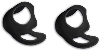 LEZII True Wireless Earbuds Bluetooth 5.0 Silicone Case Cover Ear-Hooks for X12pro and X12 Series Earphones pack of 5 (Black)