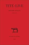Histoire romaine (Collection Des Universites De France) (French and Latin Edition) by TITE-LIVE