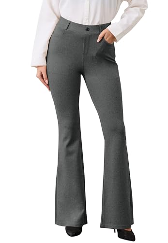 VIMPEP Flare Yoga Dress Work Pants Women High Waisted Pull On… at Amazon