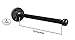 DIY CARTEL Industrial Pipe Wall Mount Faceout Clothing & Garment Rack Hardware ONLY - Perfect for Retail Display, Organizing, Laundry (12 - Inch Faceout)