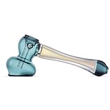 Hand Device Water Hammer with a Carb 5 inch Silver Fumed
