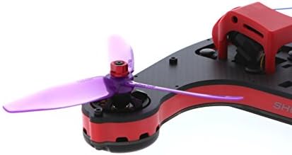 8 Pcs DALPROP T5040 V2 (5.0 x 4.0) Tri-Blade. Crystal Purple. 4CW and 4CCW. Made from super tough glass reinforced polycarbonate.