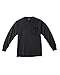 Comfort Colors Long-Sleeve Pocket T-Shirt, Black, M