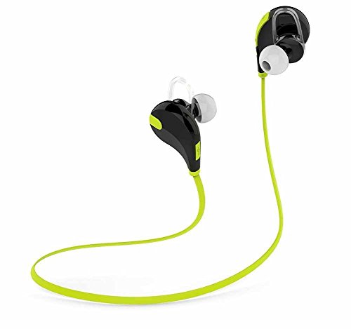 Zivigo Wireless Bluetooth 4.0 Aptx codec Sport Headphones- Black/Green