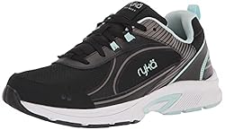 Ryka Womens Sky Walk 4 Sneaker, Black/Light