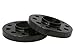 2pcs 20mm (0.75 inch) Black Hubcentric 5x120 Wheel Spacers (72.6mm bore) with 10pcs Black Lug Bolts (12x1.5) for many BMWs E36 E46 E90 E92 E60 318i 323i 325i 328i 330i 335i 525i 545i Z3 Z4 Z8 M3 M5