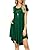 Round Hem Dark Green
