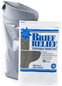 Men and Women Brief Relief Disposable Urinal Bag (10 Pack)