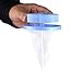 Washing Machine Floating Lint 2 Pcs, Reusable Flower-Type Washing Machine Filter Mesh Bag Hair Filter Net Pouch (Blue + Pink)