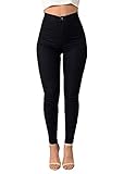 RUHUA Women's Classic High Waist Denim Skinny Jeans