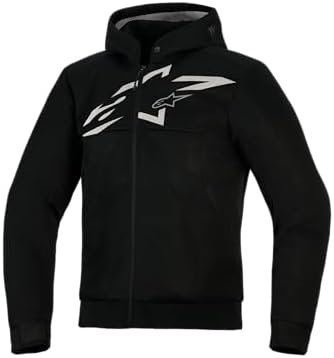 Amazon.com: Alpinestars JKT/HOODIE CHROME BK 4X : Automotive