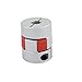 uxcell 8mm to 8mm Shaft Coupling 30mm Length 25mm Diameter Motor Coupler Aluminum Alloy Joint Connector for DIY Encoder