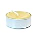 Bluecorn 100% Pure Beeswax Tealight Candles in Metal Cups | Natural Beeswax Candles, Handcrafted in Colorado | Long Burn (4-5 Hours) | Soy, Paraffin, & Fragrance Free, Bulk 24-Pack
