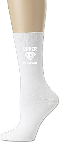 Super Physician Crew Sock White