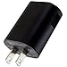 BlackBerry Original Wall Travel Fast Charger Adapter 1300mA ASY-58929-001 for KEYone, KEY2 & QC 2.0, 3.0 Devices - (Black) Bulk Packaging