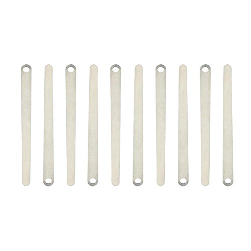 Pack of 10 Stainless Steel Sax Clarinet Leaf Springs Silver Woodwind Instrument Accessory