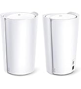 TP-Link AX6600 Deco Tri-Band WiFi 6 Mesh System(Deco X90) - Covers up to 6000 Sq.Ft, Replaces Rou...