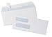 100 Self Seal Double Window Security Tinted Envelopes - for Computer Checks-Compatible for QuickBooks 3-5/8 X 8-11/6