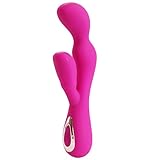 AKStore Adult Product Female Sex Toy USB Charging Silicone 30-Frequency Vibrating Massage G-Spot Vibrator for Women,Pink