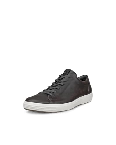 ECCO Men's Soft 7 Premier Sneaker, Magnet, 5-5.5
