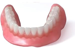 Heat and Fit™ NowDenture™ - Premium Immediate Lower Dentures - USA Made, Real Teeth, Custom Fit - No Impressions Needed for Fast Results at Home - Complete Kit with Sizing Trays - Medium