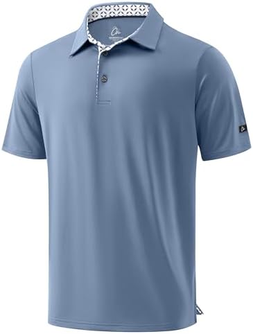 Amazon.com: Corna Mens Big and Tall Polo Shirt Short Sleeve Quick