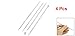 4 Pcs Silver Tone Blackhead Acne Remover Needle Tool Stainless Steel