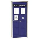 BBC Doctor Who The Tardis Police Box Door Cling Decal / Mural