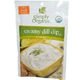 Simply Organic - Simply Organic Creamy Dill Dip (12x0.7OZ )