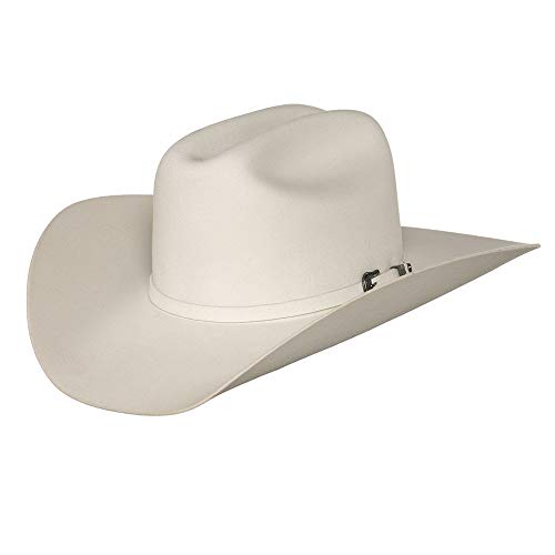 RESISTOL Men's 2X Pageant Wool Felt Cowboy Hat White 1/8 on