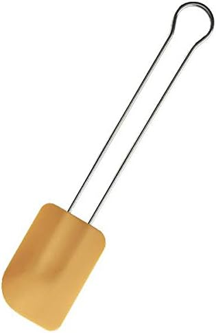 RBV Birkmann Dough Scraper large in orange, Stainless Steel, 26 x 6 x 0.5 cm