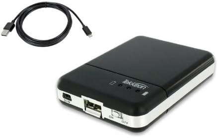 Tekkeon USB Power Adapter for iPhone 5/5S MP1580 with iPhone USB Cable (10 ft, Black)