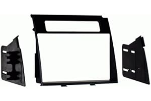 Carxtc Double Din Install Car Stereo Dash Kit for a Aftermarket Radio Fits 2012-2013 Kia Soul Trim Bezel is Painted Matte Black Non Navigation Replacement