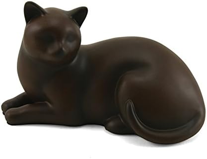 Cozy Cat Polyresin Cremation Cat Urn 