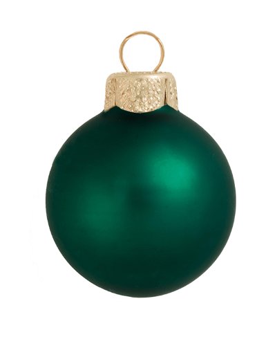 Whitehurst 6ct Matte Lime Green Glass Ball Christmas Ornaments 4