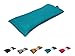 Unscented Eye Pillow - Migraine, Stress & Anxiety Relief - #1 Stress Relief Gifts - Made in USA, (Aqua - Ultra Silky Satin)
