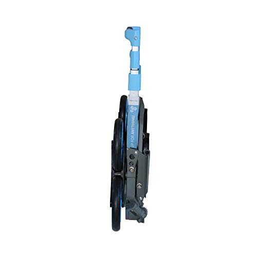 UpCart Original 100lb Capacity Folding Blue Hand Cart