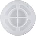Funshowcase 6.3inch Octagonal Ashtray Silicone Mold for Polymer Clay, Epoxy Crafting Projects Extra Large Giant