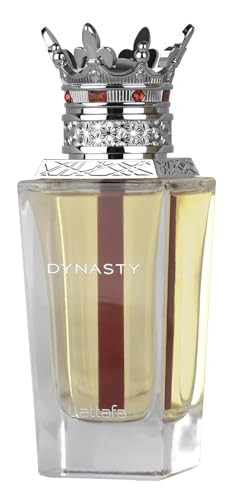Lattafa Dynasty – Fresh, Spicy, Woody, Aromatic – Eau de Parfum Spray Long-Lasting Fragrance for Unisex, 3.4 Ounce / 100 ml