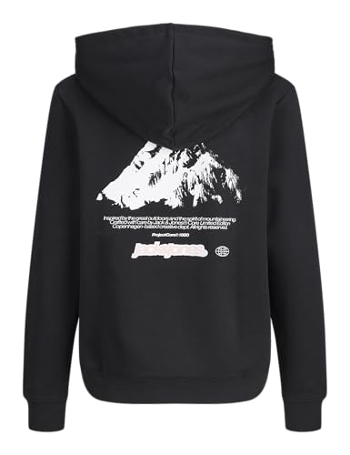 Jcoflare Back Photo Print Sweat Ho JNR, Noir, 140 Homme