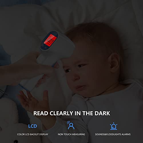 Touchless Thermometer for Adults, Forehead Thermometer for Fever, Body