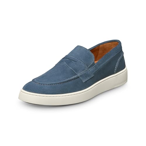 Allen Edmonds Men's Randolph 2.0 Sneaker Denim Suede 15 D at Amazon