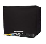 DigitalDeckCovers Printer Dust Cover & Protector for Epson Workforce ET-3750 / ET-4750 / ET-4760 /Expression ET-2750 / ET-2760 Printers [Antistatic, Water Resistant, Heavy Duty Fabric, Black]