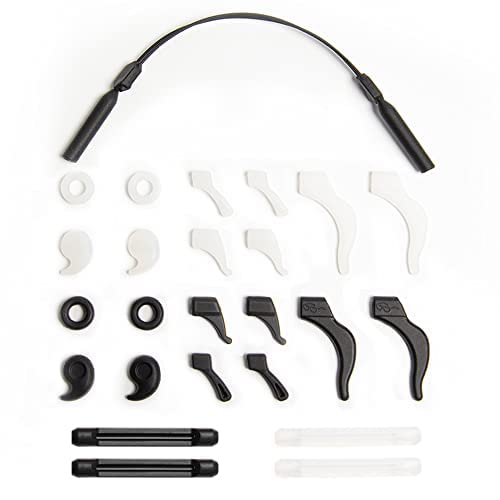 CENPEK Ear Grips Hooks For Eyeglasses Holders Glasses Leg Cover Kit and 1 Adjustable No Tail Eyeglass Strap