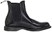 Dr. Martens Women's Leather Flora Chelsea Boot, Black, 3 UK/5 US