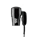 Conair 1875 Watt Compact Dual Voltage Travel Hair Dryer With Folding Handle, Black (Amazon Exclusive)
