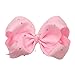 8 Inches Big Hair Bows Clip Sparkly Glitter Rhinestones Hair Bows Large Boutique Cheer Bows Alligator Hair Clips Hair Accessories For Baby Girls Toddlers Kids Teens Pack of 14